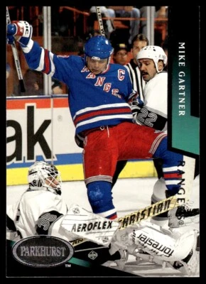 1993 Parkhurst #400 Mike Gartner - New York Rangers - HOF - Image 1 of 2