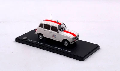 RENAULT 4 TL GENDARMERIE BELGE 1/43 AUTO PLUS - Photo 1/2