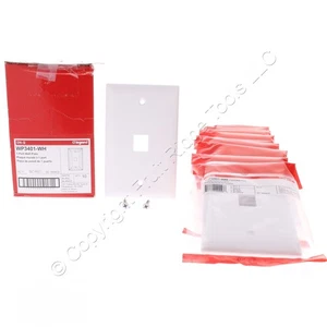 10 Pass Seymour Keystone White 6-Wire Phone Jacks RJ11 Telephone 6P6C WP3425-WH - Picture 1 of 9