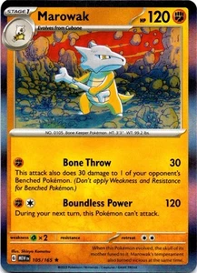 Pokémon TCG Marowak Scarlet & Violet-151 105/165 Holo Holo Rare(NOT REVERSE) - Picture 1 of 2