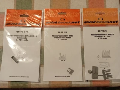 1/72 Bf 109G-6 Quickboost Aftermarket in resina - Immagine 1 di 4