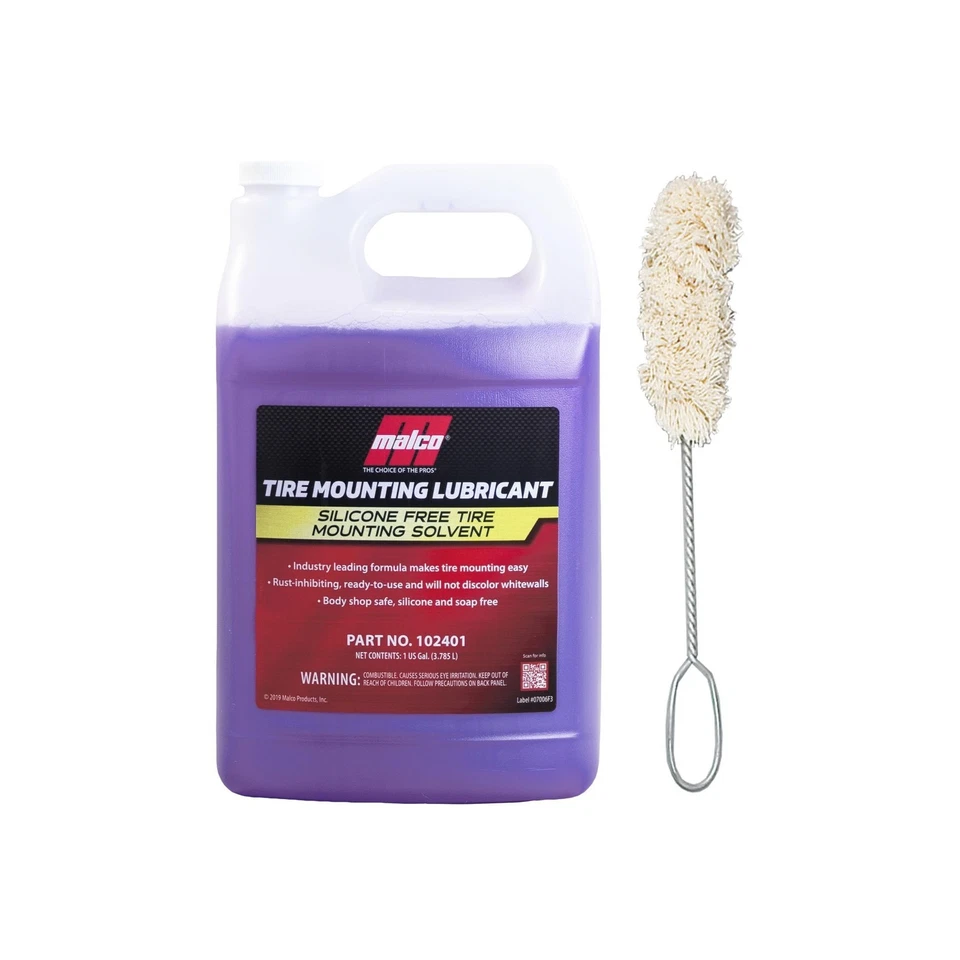 Malco Tire Mounting Demounting Lubricant with Applicator - Automotive Truck