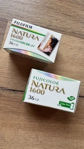 2x Fujifilm Natura 1600 always frozen 36exp. 35mm film - Imagen 1 de 3