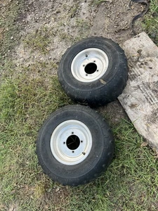 2005 2006 2007 Polaris Predator 500 OEM Rear Left Right Wheel Rim Tire 1520840 - Picture 1 of 5