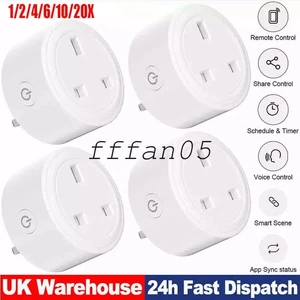 1-20PCS Smart Socket Wall Plug Wall Outlet Tuya Alexa Google Home 16A UK - Picture 1 of 17