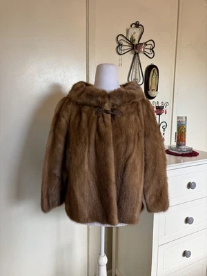 Jaqueta de pele marrom vintage Y2K - Imagem 1 de 4