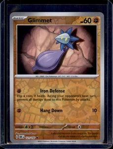 Glimmet SV03: Pokémon Llamas de Obsidiana #121/197 Holograma Inverso Casi Nuevo+ - Imagen 1 de 2