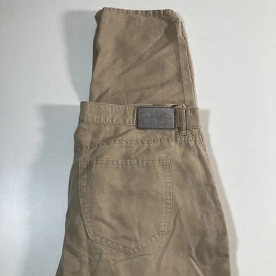 Michael Kors Linen Blend Pants 37x31 Beige 5 Pocket Straight Casual (Tag 36x32) - Image 1 of 4