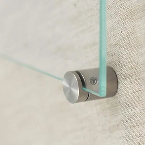 Glasklemme, 4er Set,  Klemmbefestigung, Klemmhalter aus Edelstahl für 2 - 10 mm - Bild 1 von 27