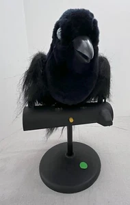 VTG Halloween 1993 Gemmy "The Black Raven" - Eyes Light & It Talks TESTED WORKS - Bild 1 von 9