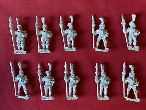 Spearmen X10 Empire Foot Soldiers The Old World Metal OOP Fantasy (E8454)