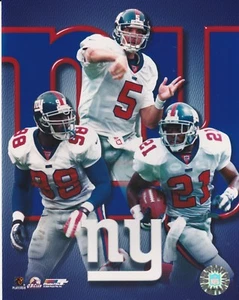 2000 New York Giants Team Collage 8X10 Armstead Collins Barber - Imagen 1 de 1