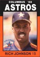 1988 Columbus Astros Best #14 Rich Johnson
