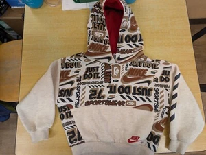 Nike kids All Over Print Fleece Hoodie sz. 7 for 6-7 years old - Picture 1 of 3