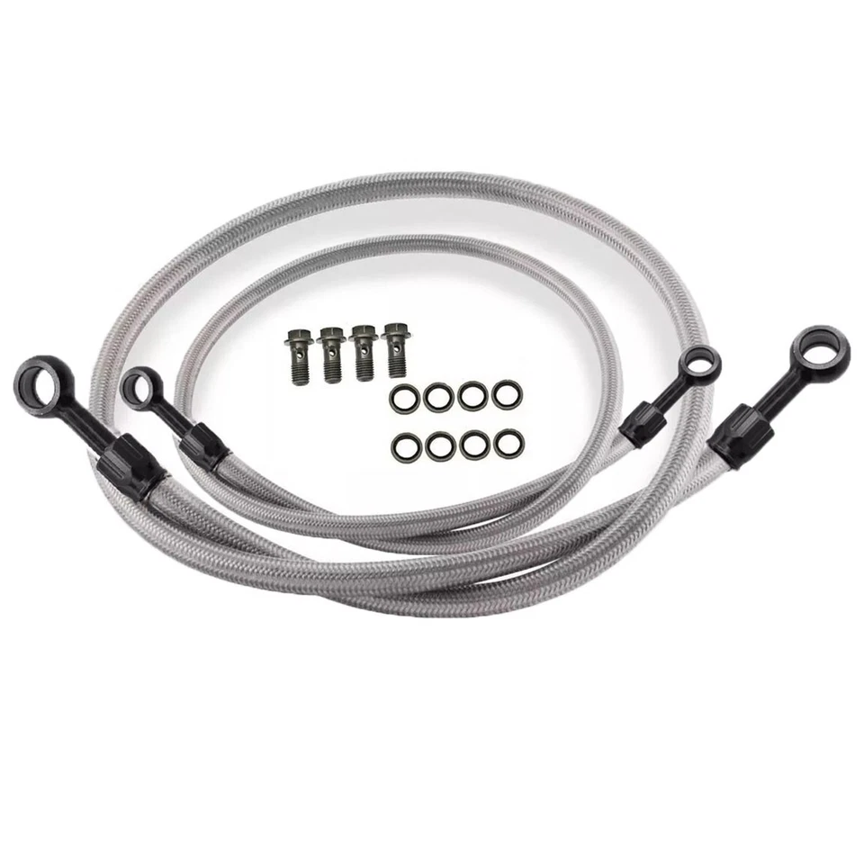 Línea de manguera trenzada de freno delantero y trasero para HONDA 2002-2023 CRF450R Foto 1 de 1