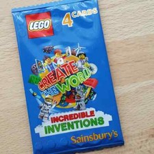 LEGO NEW Trading Cards "Create The World" INCREDIBLE INVENTIONS 2018 UK only