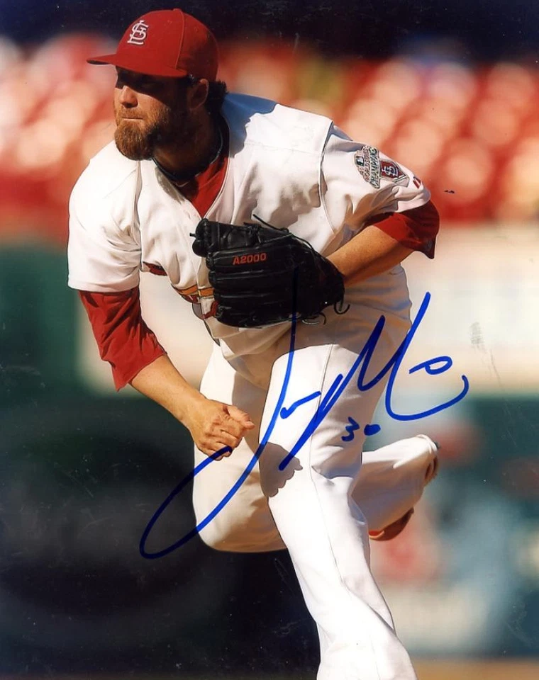 杰森·莫特圣路易斯红雀队行动签名 8 X 10 照片真品证明 — 第 1/1 张图片