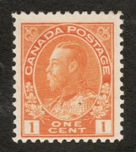 1922 Canada Sc# 105 - 1¢ Admiral of the Fleet - MH - Picture 1 of 1