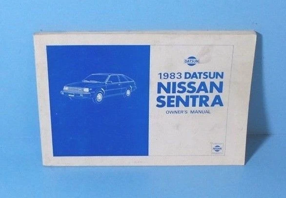 83 1983 Datsun Nissan Sentra manual do proprietário - Imagem 1 de 1