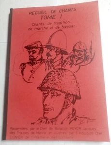 Recueil de chants. Chants de tradition, de marche et de bivouac - MEYER Jacques - Imagen 1 de 7