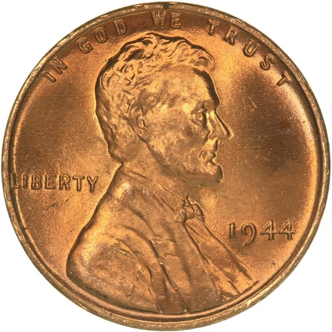 1944 (P) Lincoln Wheat Cent BU Penny US Coin Cover