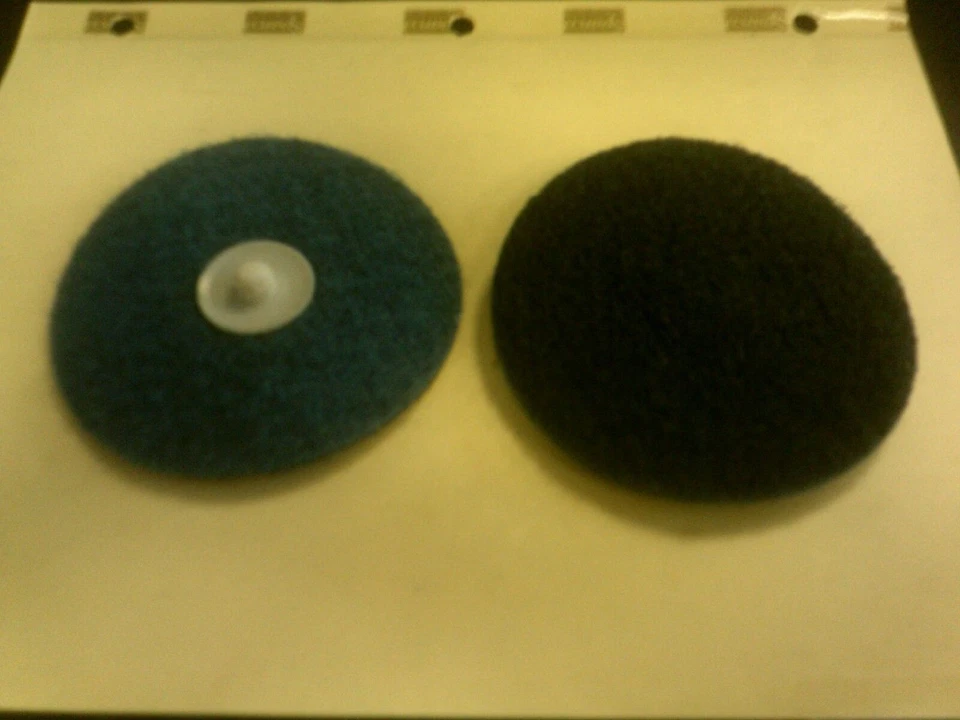 10 PIEZAS DISCOS SA 4" LOCKIT V-FINOS ROLOC SCOTCH BRITE LIJADO PULIDO DUBURRING Foto 1 de 1