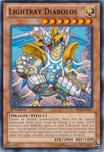 Lightray Diabolos - SDLI-EN017 - Common - 1st Edition    X 3 SDLI Mint YU-GI-HI! - Picture 1 of 1