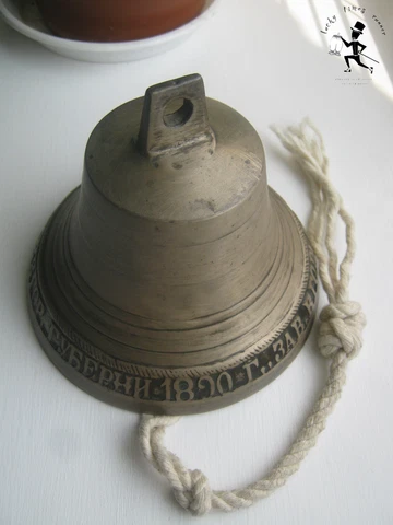 Bell 1890s old antique orks imperial bronze door bell boat bell interiordecor Cover