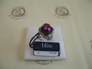 BLISS ANELLO MISURA 151/2 CON DIAMANTE NATURALE LISTINO EURO 59,00 - Foto 1 di 1