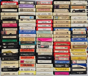 Lot of 101 Assorted 8-Tracks Pop Rock Easy - Vintage 8 Track Tape Cartridge #6 - Picture 1 of 4