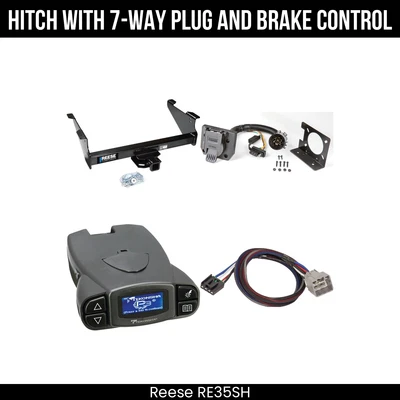 Control de freno de cableado paquete de remolque Reese para 03-24 Dodge Ram 2500 3500 03-08 Ram 1500 Foto 1 de 4