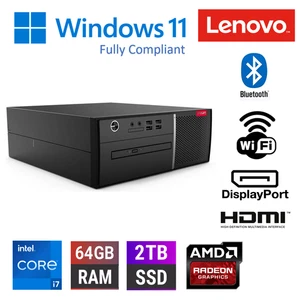 Lenovo ThinkCentre V530s - molto veloce - i7-9700 64 GB RAM 2 TB SSD WIFI Windows 11 - Foto 1 di 5