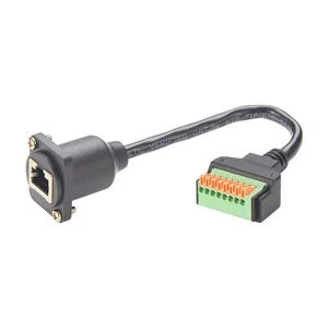 8P8C Screw Terminal Ethernet Connector Cable Replacement Reliable for 6 5 CCTV - Afbeelding 1 van 6