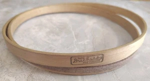 Duchess 6" Round Wood Embroidery Hoop Felt Cushion Lined Cross Stitch Vtg READ - Picture 1 of 10