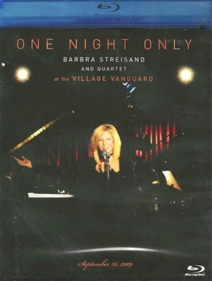 Barbra Streisand, One Night Only Live Concert, NEW Bl-Ray, Village Vanguard, NYC - Image 1 of 3