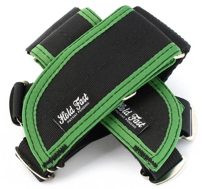 Correas de pedal FRS de sujeción rápida para bicicleta BMX de engranaje fijo - tamaño estándar - verde Foto 1 de 2