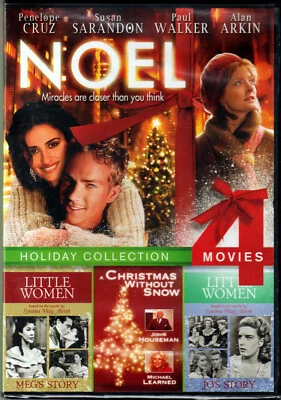 HOLIDAY COLLECTION 4 Movies on DVD of A CHRISTMAS Without SNOW Noel LITTLE WOMEN - Image 1 of 2