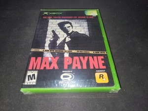 Max Payne 1 Etiqueta Negra Original Rockstar Games Microsoft Xbox ¡NUEVO SELLADO! - Imagen 1 de 6