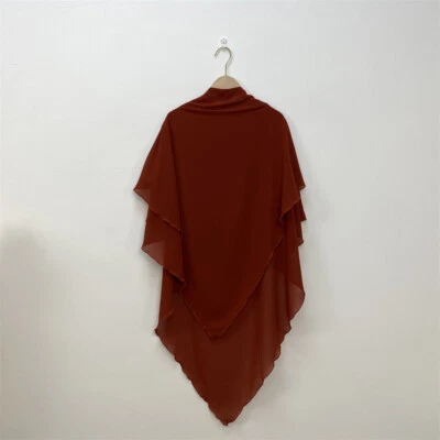 Ramadan Hijab Muslim Overhead Niqab Women Prayer Khimar Kaftan Shawl Scarf Eid - Image 1 of 4