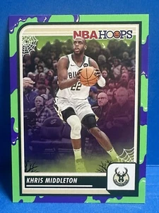 Khris Middleton - 2023-24 Panini NBA Haunted Hoops #73 Slime Parallel - Picture 1 of 7