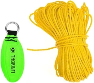 Slingshot Launcher Arborist Throw Weight Bag Pouch Set Kit- Bright Green 12oz / - Picture 1 of 5