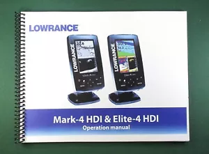 Lowrance Mark-4 HDI Elite-4 HDI Bedienungsanleitung: Vollfarbige & Kunststoffabdeckungen! - Bild 1 von 1