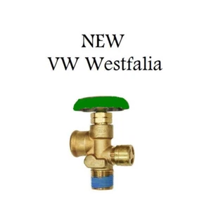 NEW VW Westfalia Camper ,Eurovan, Vanagon Gas, Propane tank Shut off Valve green - Picture 1 of 7