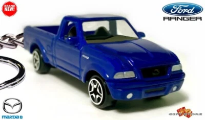 🎁🏁💕 VERY RARE 🆕 KEYCHAIN BLUE FORD RANGER CUSTOM Ltd Ed.💕GREAT GIFT💕🚘🍁🎁 - Image 1 of 4