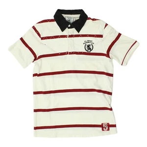 A.L. Camisa Polo Rugby Redking Club Para Hombre Blanca Roja | Ropa Deportiva De Colección - Imagen 1 de 3