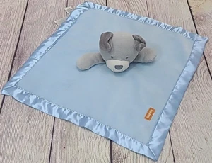 Carter's Just One You Plush Dog Baby Lovey Security Blanket Rattle 14" x 14" - Picture 1 of 8