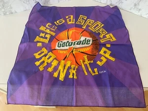 1996 Gatorade Bandana Basketball Life is a Sport Drink it Up 21” x 20” Kozik - Picture 1 of 3