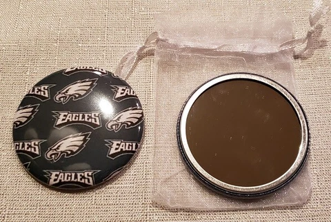 Pocket Purse Mirror Philadelphia Eagles Cover
