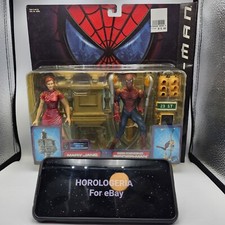 2002 Toybiz Web Swinging Spiderman Mary Jane 2 Pack Spider-Man Tobey Maguire 