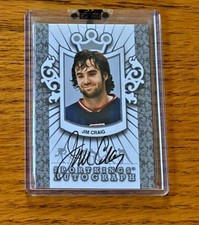 2010 Sportkings #AJCR2 Jim Craig AUTOGRAPHED SILVER VERSION 1980 GOLD MEDAL USA